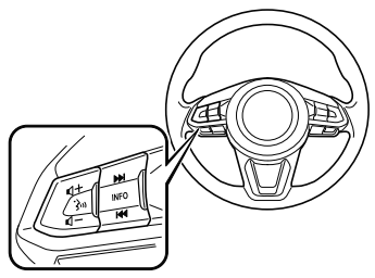 Mazda CX-3. Audio Control Switch