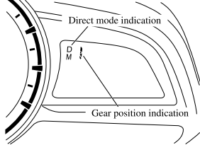 Mazda CX-3. Direct Mode (Some models)