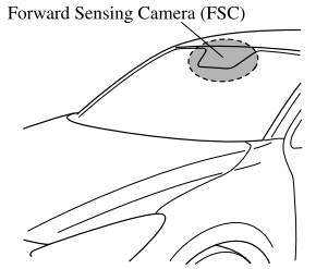 Mazda CX-3. Forward Sensing Camera (FSC)(Some models)