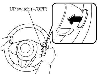 Mazda CX-3. Manually Shifting Up