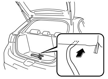 Mazda CX-3. Mounting the Spare Tire