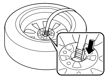 Mazda CX-3. Mounting the Spare Tire