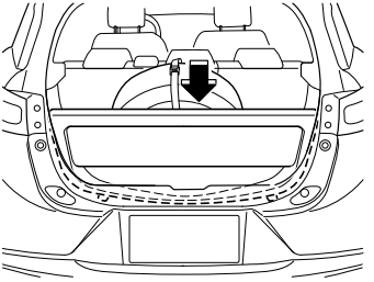 Mazda CX-3. Mounting the Spare Tire