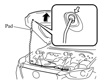 Mazda CX-3. Opening the Hood