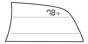 Mazda CX-3. Outside Temperature Display