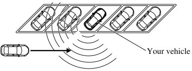 Mazda CX-3. Rear Cross Traffic Alert (RCTA)(Some models)