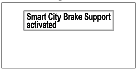 Mazda CX-3. Smart City Brake Support (SCBS)(Some models)