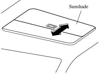 Mazda CX-3. Sunshade