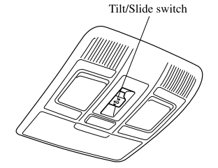 Mazda CX-3. Tilt/Slide Operation